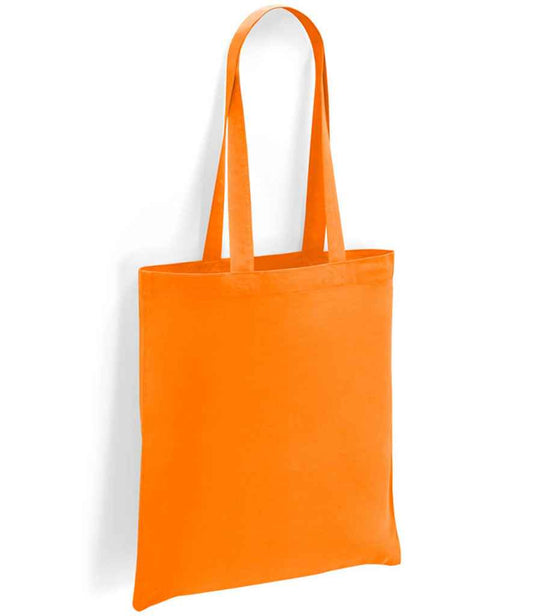 Brand Lab BR001 Orange Front -  Ready to be Printed by Custard Workwear - Cheap Personalised and Customised Workwear in Nottinghamshire, Derbyshire and Leicestershire