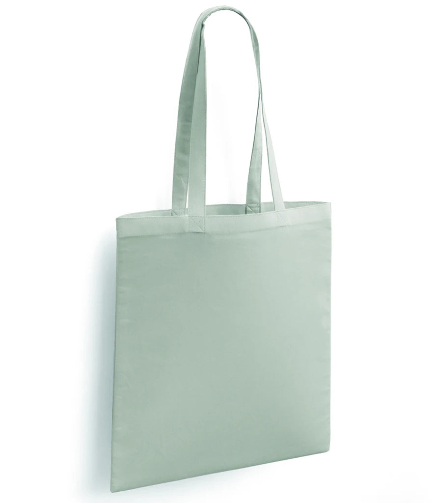 BR001 - Cotton Long Handle Shopper | Sage Green