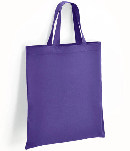 BR002 - Cotton Short Handle Shopper | Purple