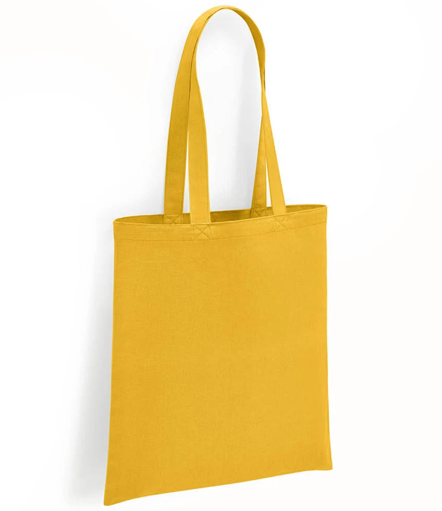 BR051 - Organic Cotton Long Handle Shopper | Mustard
