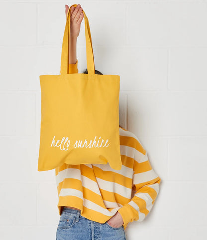 BR051 - Organic Cotton Long Handle Shopper | Mustard