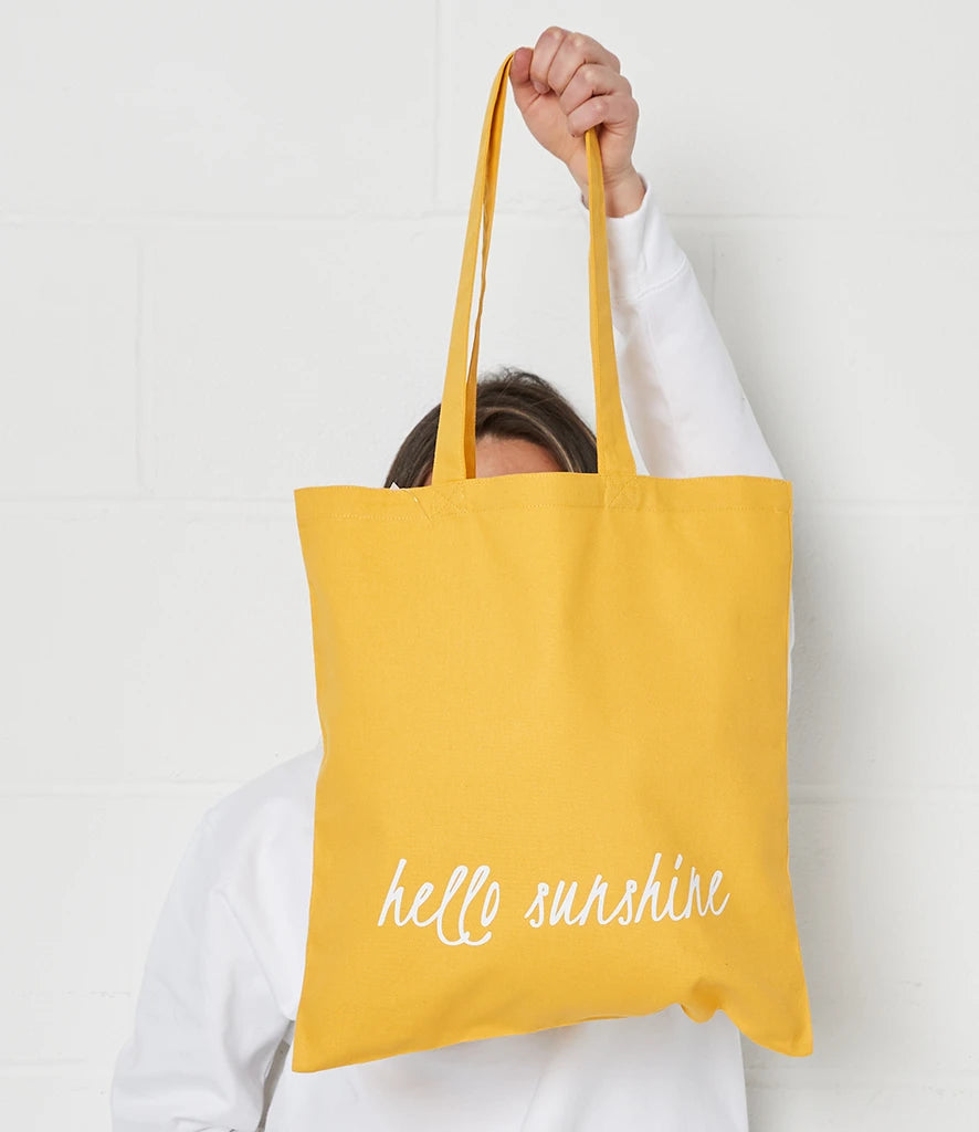 BR051 - Organic Cotton Long Handle Shopper | Mustard