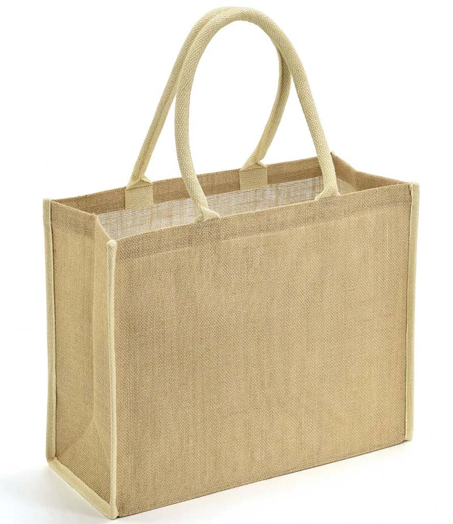 BR103 - Jute Tipped Shopper | Natural Cream