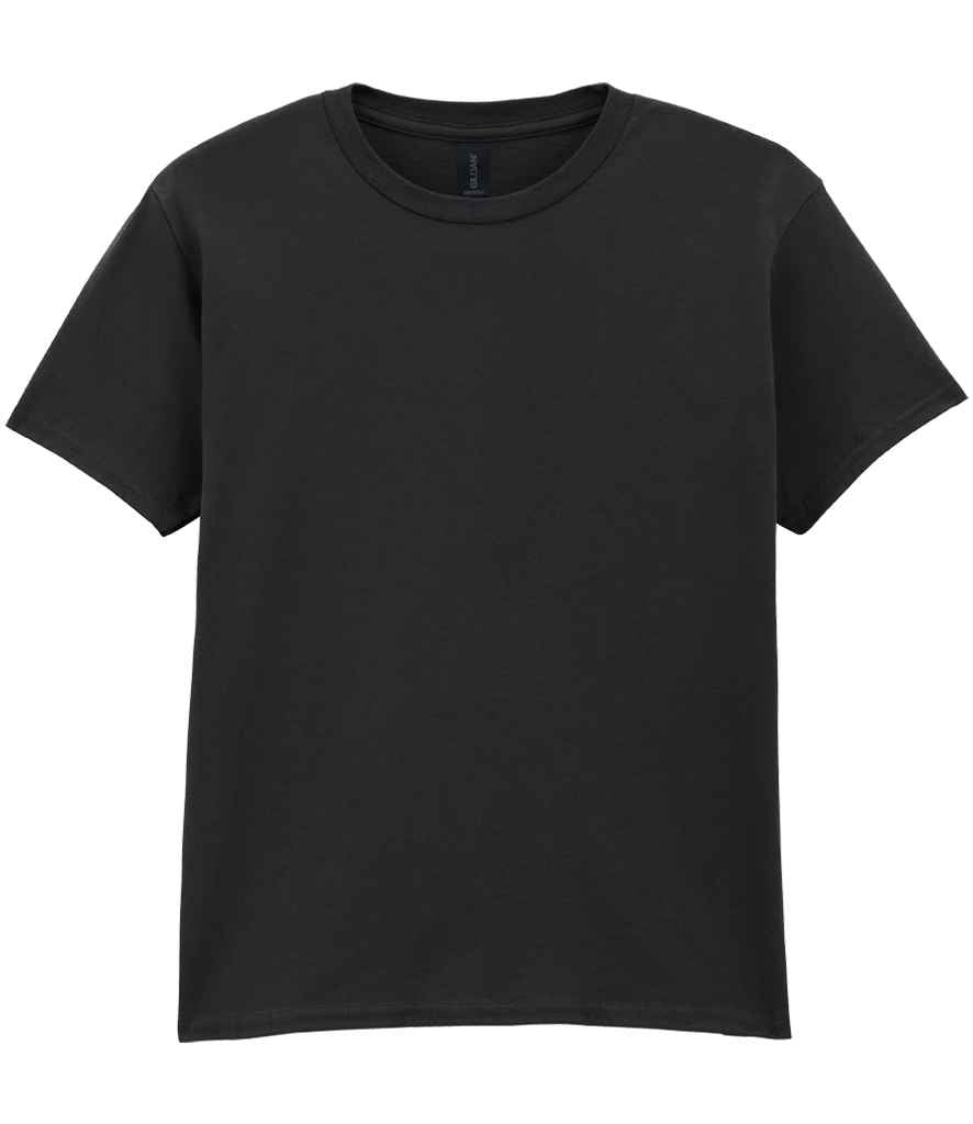Gildan GD01B Black Front -  Ready to be Printed by Custard Workwear - Cheap Personalised and Customised Workwear in Nottinghamshire, Derbyshire and Leicestershire