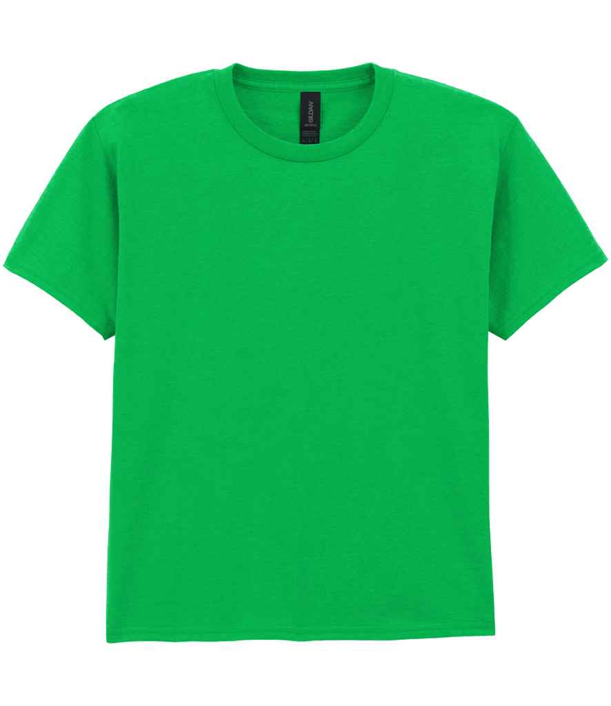 Gildan GD01B Irish Green Front -  Ready to be Printed by Custard Workwear - Cheap Personalised and Customised Workwear in Nottinghamshire, Derbyshire and Leicestershire