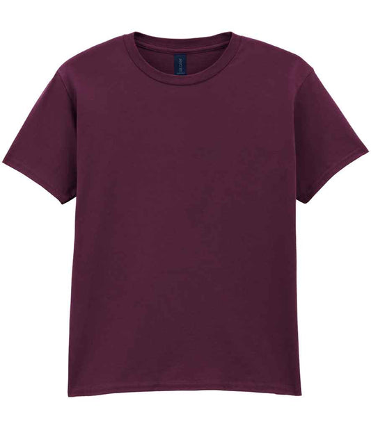 Gildan GD01B Maroon Front -  Ready to be Printed by Custard Workwear - Cheap Personalised and Customised Workwear in Nottinghamshire, Derbyshire and Leicestershire