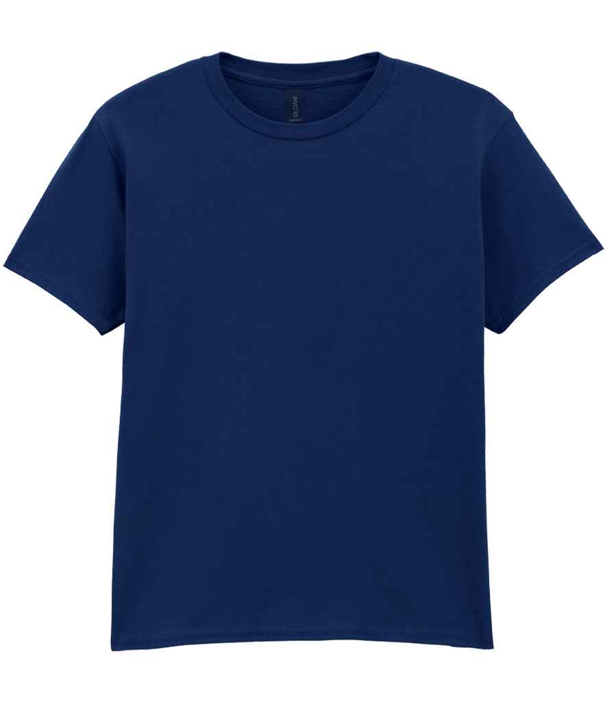 Gildan GD01B Navy Front -  Ready to be Printed by Custard Workwear - Cheap Personalised and Customised Workwear in Nottinghamshire, Derbyshire and Leicestershire