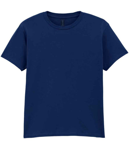 Gildan GD01B Navy Front -  Ready to be Printed by Custard Workwear - Cheap Personalised and Customised Workwear in Nottinghamshire, Derbyshire and Leicestershire