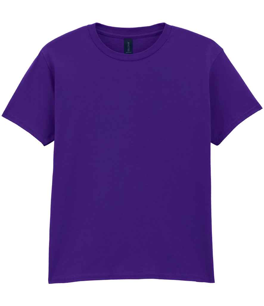 Gildan GD01B Purple Front -  Ready to be Printed by Custard Workwear - Cheap Personalised and Customised Workwear in Nottinghamshire, Derbyshire and Leicestershire