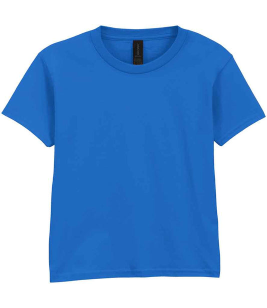 Gildan GD01B Royal Blue Front -  Ready to be Printed by Custard Workwear - Cheap Personalised and Customised Workwear in Nottinghamshire, Derbyshire and Leicestershire