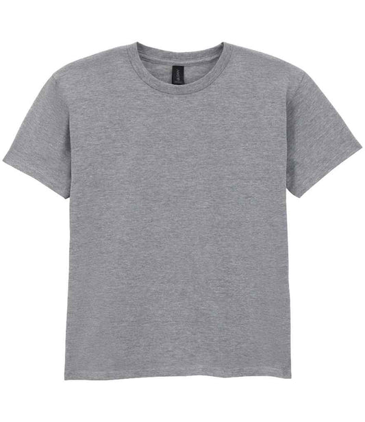 Gildan GD01B Sport Grey Front -  Ready to be Printed by Custard Workwear - Cheap Personalised and Customised Workwear in Nottinghamshire, Derbyshire and Leicestershire