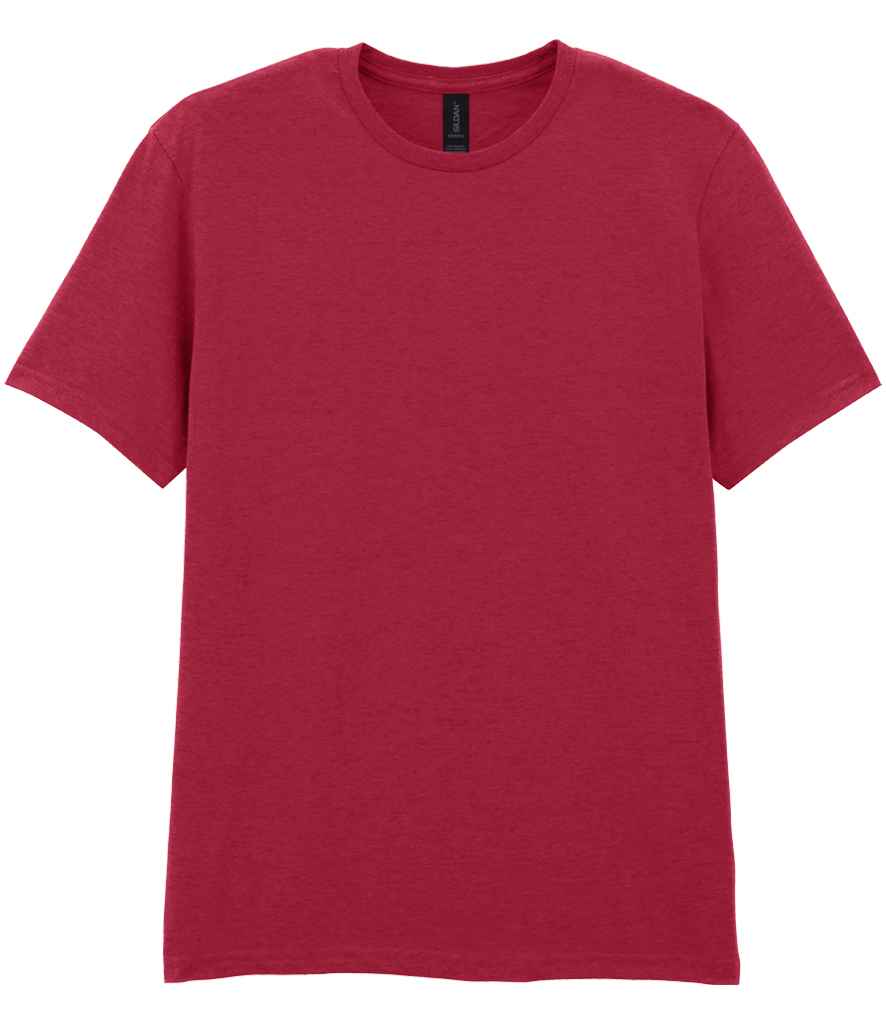 Gildan GD01 Cardinal Red Front -  Ready to be Printed by Custard Workwear - Cheap Personalised and Customised Workwear in Nottinghamshire, Derbyshire and Leicestershire