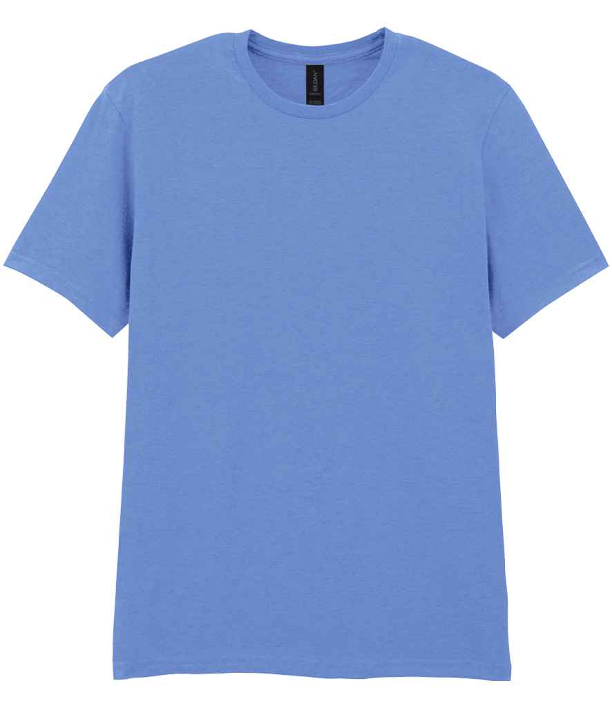 Gildan GD01 Carolina Blue Front -  Ready to be Printed by Custard Workwear - Cheap Personalised and Customised Workwear in Nottinghamshire, Derbyshire and Leicestershire