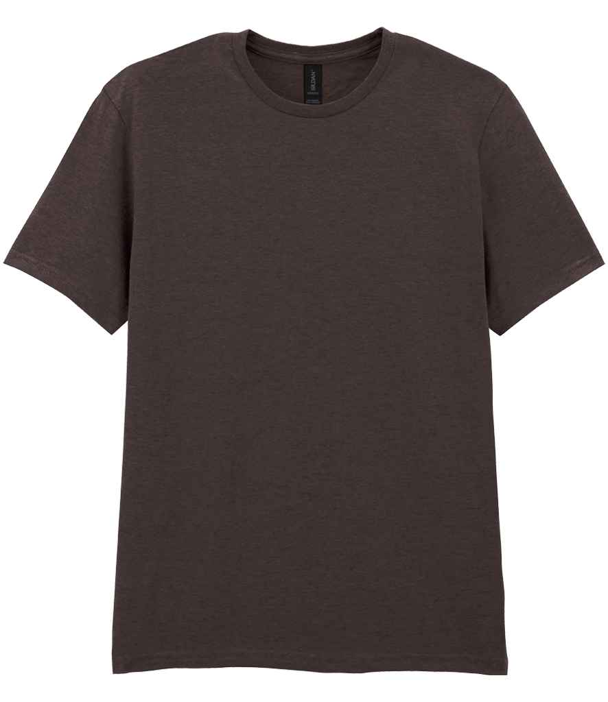 Gildan GD01 Dark Chocolate Front -  Ready to be Printed by Custard Workwear - Cheap Personalised and Customised Workwear in Nottinghamshire, Derbyshire and Leicestershire