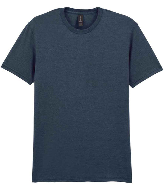 Gildan GD01 Dark Heather Front -  Ready to be Printed by Custard Workwear - Cheap Personalised and Customised Workwear in Nottinghamshire, Derbyshire and Leicestershire