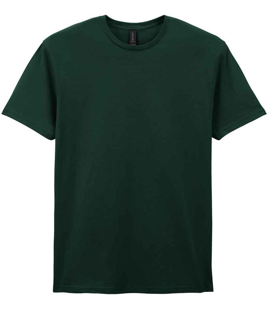 Gildan GD01 Forest Green Front -  Ready to be Printed by Custard Workwear - Cheap Personalised and Customised Workwear in Nottinghamshire, Derbyshire and Leicestershire
