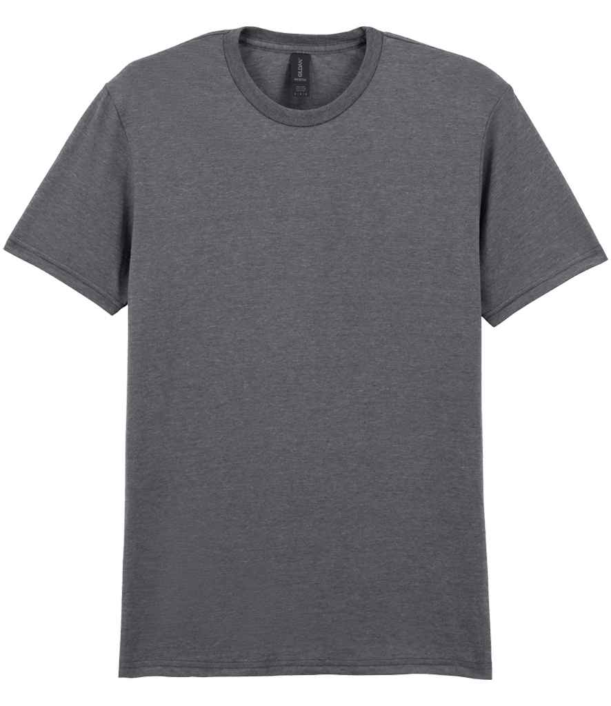 Gildan GD01 Graphite Heather Front -  Ready to be Printed by Custard Workwear - Cheap Personalised and Customised Workwear in Nottinghamshire, Derbyshire and Leicestershire