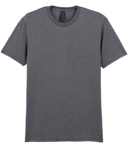 Gildan GD01 Graphite Heather Front -  Ready to be Printed by Custard Workwear - Cheap Personalised and Customised Workwear in Nottinghamshire, Derbyshire and Leicestershire