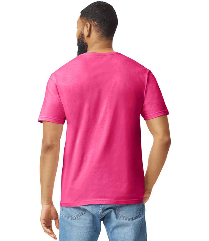 Gildan GD01 Heliconia Model -  Ready to be Printed by Custard Workwear - Cheap Personalised and Customised Workwear in Nottinghamshire, Derbyshire and Leicestershire