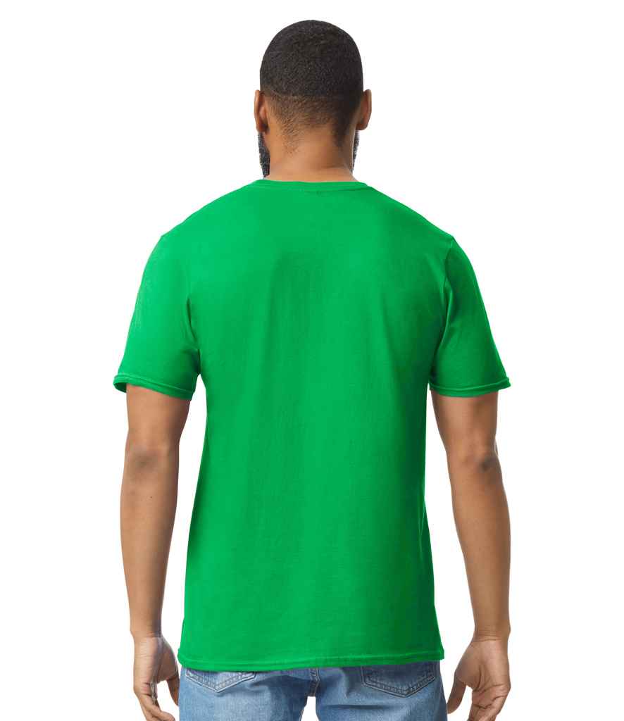 Gildan GD01 Irish Green Model -  Ready to be Printed by Custard Workwear - Cheap Personalised and Customised Workwear in Nottinghamshire, Derbyshire and Leicestershire