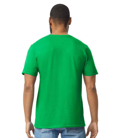 Gildan GD01 Irish Green Model -  Ready to be Printed by Custard Workwear - Cheap Personalised and Customised Workwear in Nottinghamshire, Derbyshire and Leicestershire