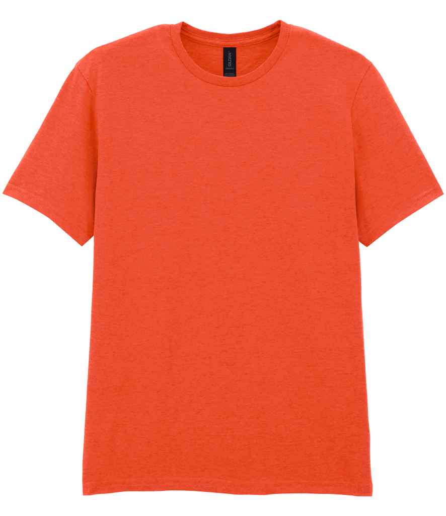 Gildan GD01 Orange Front -  Ready to be Printed by Custard Workwear - Cheap Personalised and Customised Workwear in Nottinghamshire, Derbyshire and Leicestershire