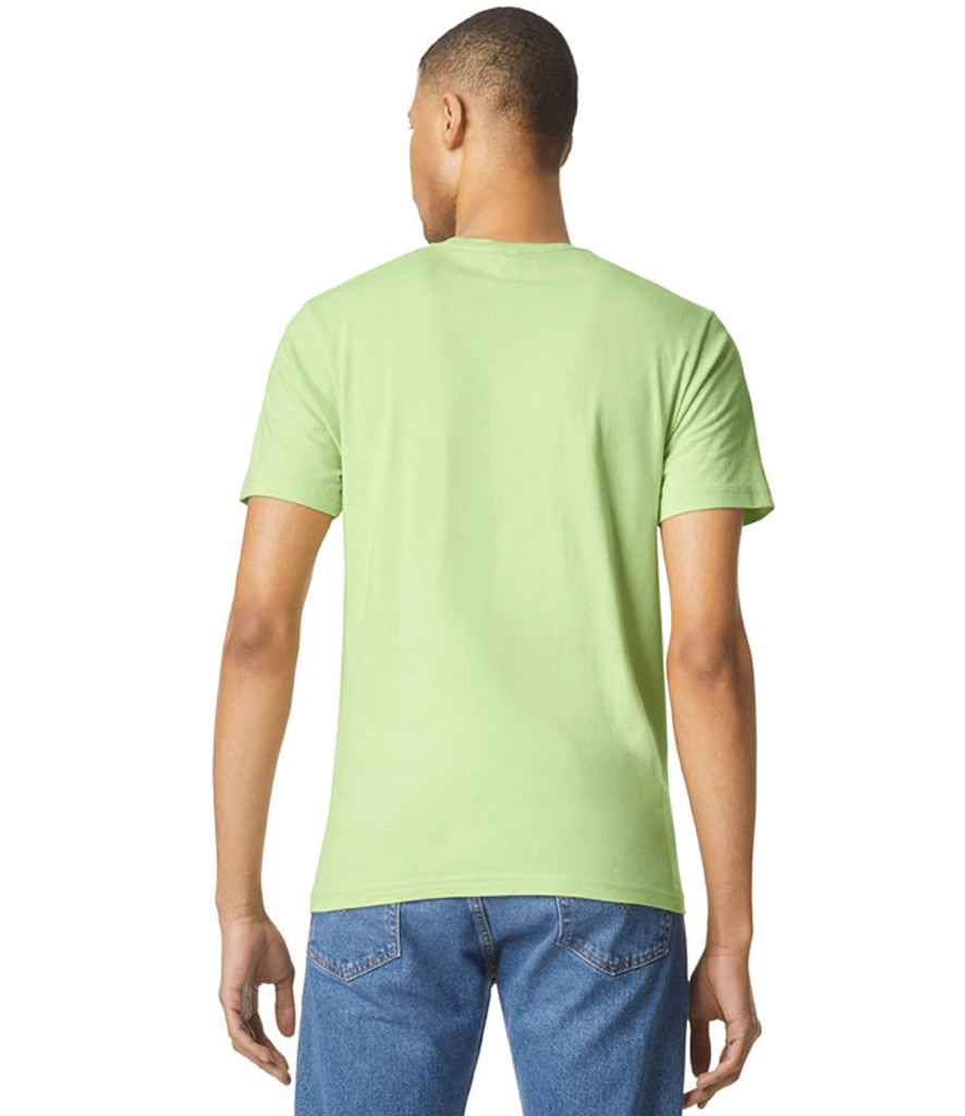 Gildan GD01 Pistachio Model -  Ready to be Printed by Custard Workwear - Cheap Personalised and Customised Workwear in Nottinghamshire, Derbyshire and Leicestershire