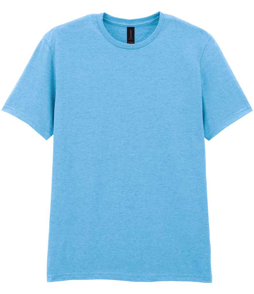 Gildan GD01 Sky Blue Front -  Ready to be Printed by Custard Workwear - Cheap Personalised and Customised Workwear in Nottinghamshire, Derbyshire and Leicestershire