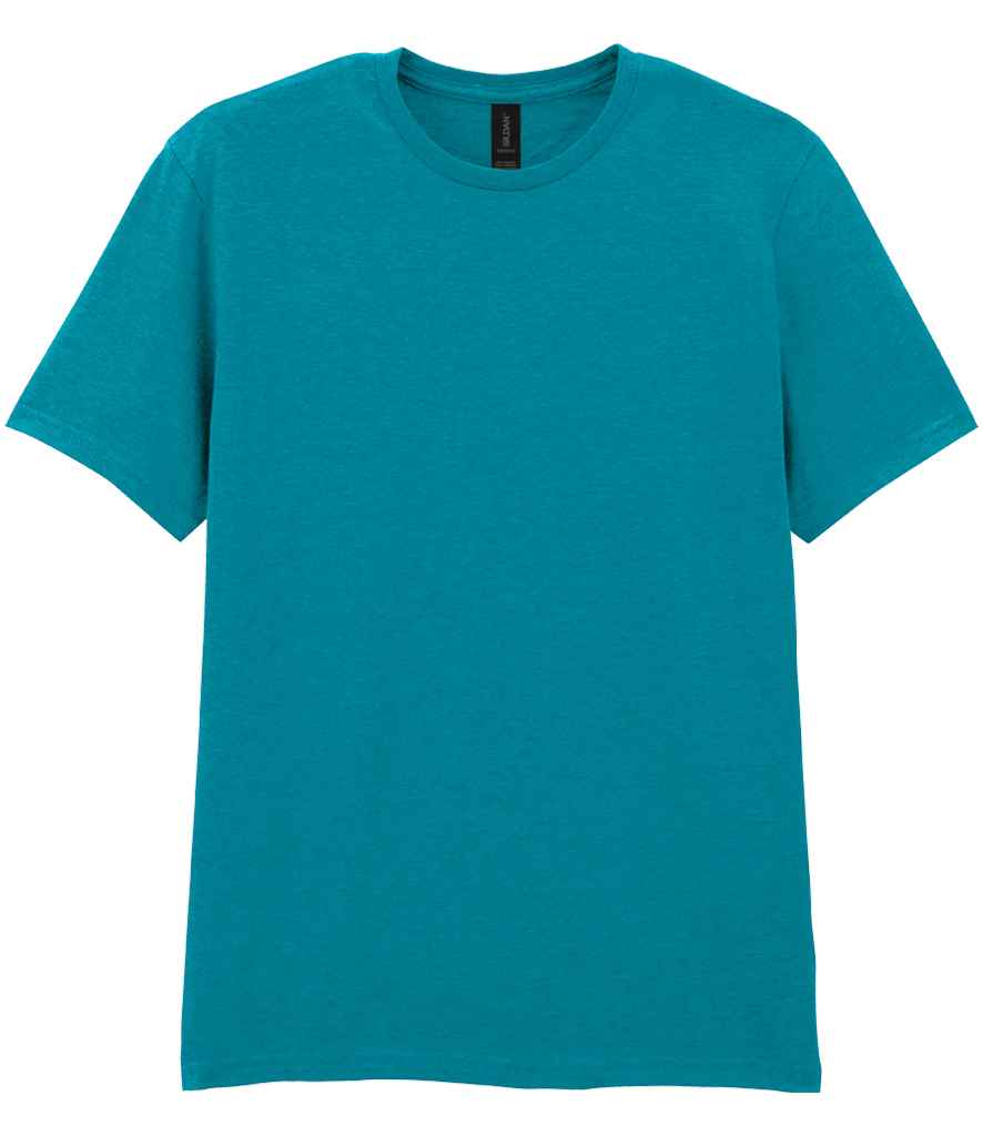 Gildan GD01 Tropical Blue Front -  Ready to be Printed by Custard Workwear - Cheap Personalised and Customised Workwear in Nottinghamshire, Derbyshire and Leicestershire