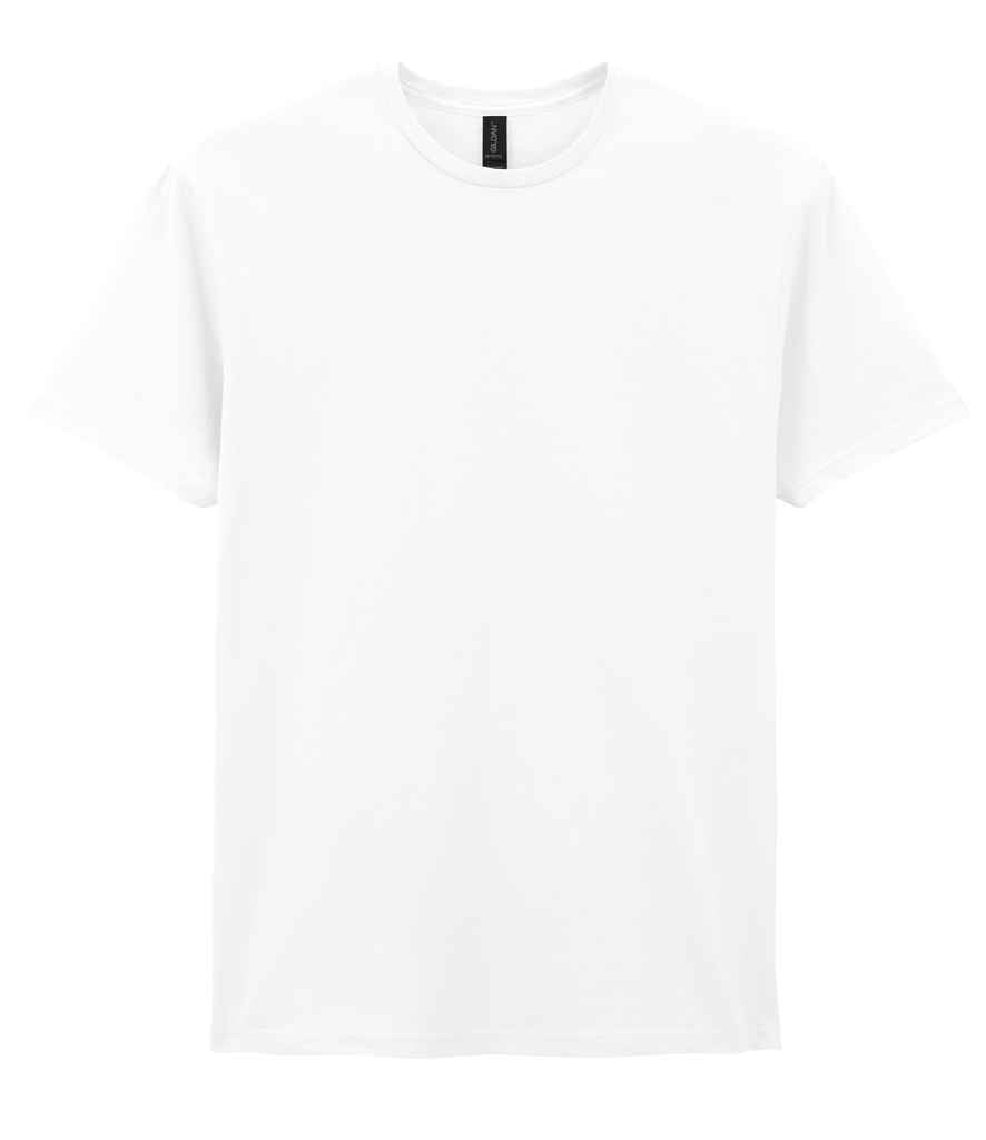 Gildan GD01 White Front -  Ready to be Printed by Custard Workwear - Cheap Personalised and Customised Workwear in Nottinghamshire, Derbyshire and Leicestershire