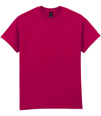 Gildan GD02 Cardinal Red Front -  Ready to be Embroidered and Printed by Custard Workwear - Cheap Personalised and Customised Workwear in Nottinghamshire, Derbyshire and Leicestershire