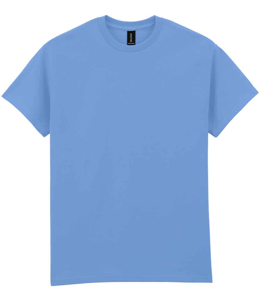 Gildan GD02 Carolina Blue Front -  Ready to be Embroidered and Printed by Custard Workwear - Cheap Personalised and Customised Workwear in Nottinghamshire, Derbyshire and Leicestershire
