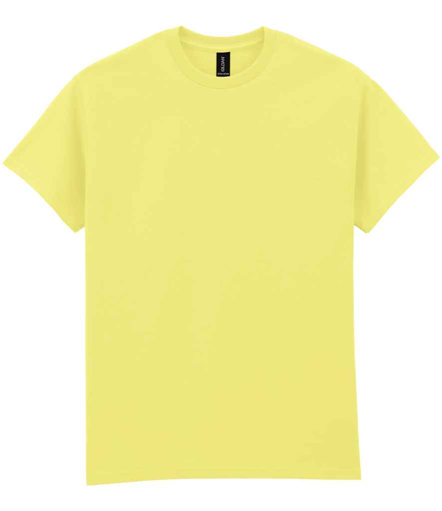 Gildan GD02 Cornsilk Front -  Ready to be Embroidered and Printed by Custard Workwear - Cheap Personalised and Customised Workwear in Nottinghamshire, Derbyshire and Leicestershire