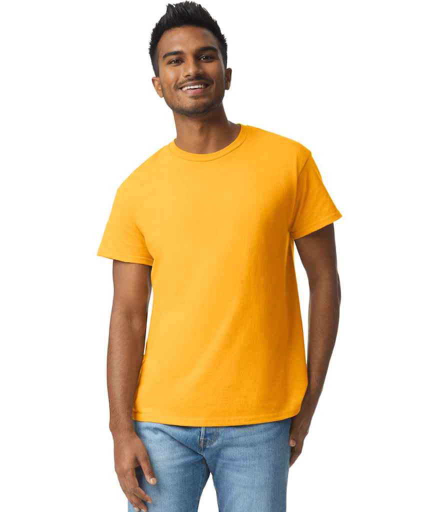 Gildan GD02 Gold Model -  Ready to be Embroidered and Printed by Custard Workwear - Cheap Personalised and Customised Workwear in Nottinghamshire, Derbyshire and Leicestershire