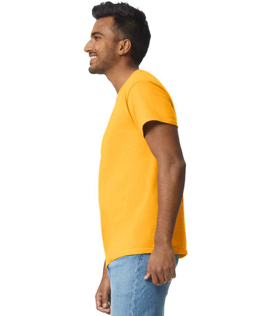 Gildan GD02 Gold Model -  Ready to be Embroidered and Printed by Custard Workwear - Cheap Personalised and Customised Workwear in Nottinghamshire, Derbyshire and Leicestershire