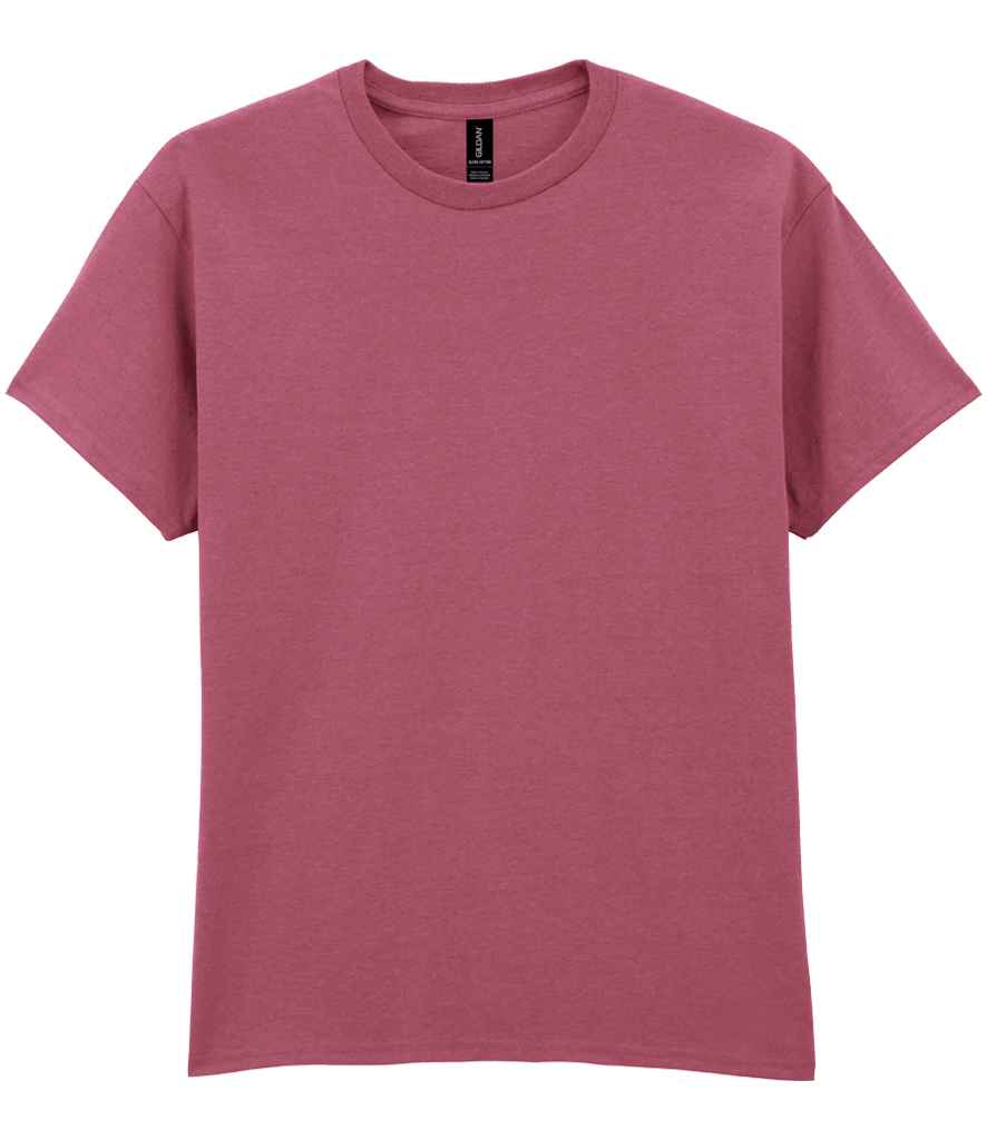Gildan GD02 Heather Cardinal Front -  Ready to be Embroidered and Printed by Custard Workwear - Cheap Personalised and Customised Workwear in Nottinghamshire, Derbyshire and Leicestershire