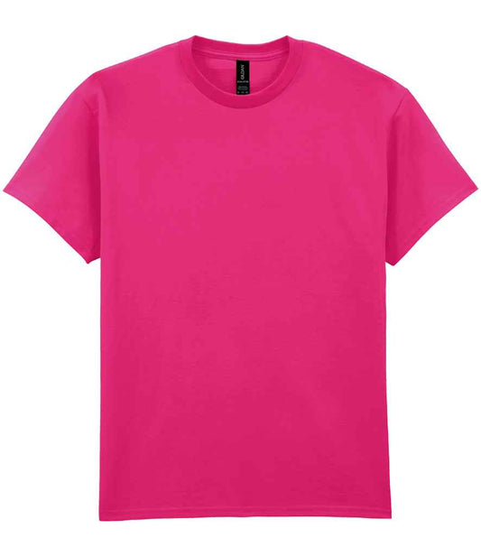 Gildan GD02 Heliconia Front -  Ready to be Embroidered and Printed by Custard Workwear - Cheap Personalised and Customised Workwear in Nottinghamshire, Derbyshire and Leicestershire