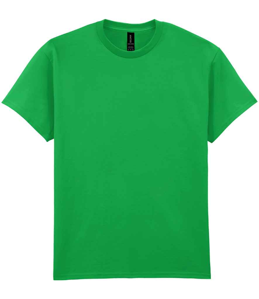 Gildan GD02 Irish Green Front -  Ready to be Embroidered and Printed by Custard Workwear - Cheap Personalised and Customised Workwear in Nottinghamshire, Derbyshire and Leicestershire