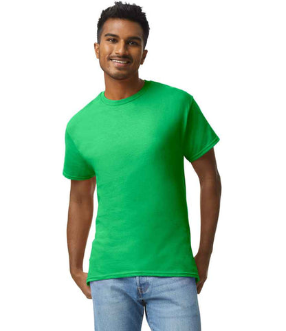 Gildan GD02 Irish Green Model -  Ready to be Embroidered and Printed by Custard Workwear - Cheap Personalised and Customised Workwear in Nottinghamshire, Derbyshire and Leicestershire