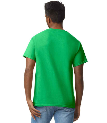Gildan GD02 Irish Green Model -  Ready to be Embroidered and Printed by Custard Workwear - Cheap Personalised and Customised Workwear in Nottinghamshire, Derbyshire and Leicestershire