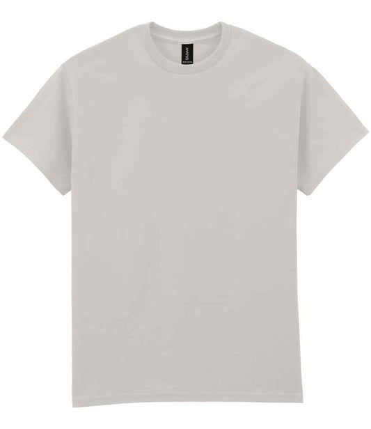 Gildan GD02 Ice Grey Front -  Ready to be Embroidered and Printed by Custard Workwear - Cheap Personalised and Customised Workwear in Nottinghamshire, Derbyshire and Leicestershire