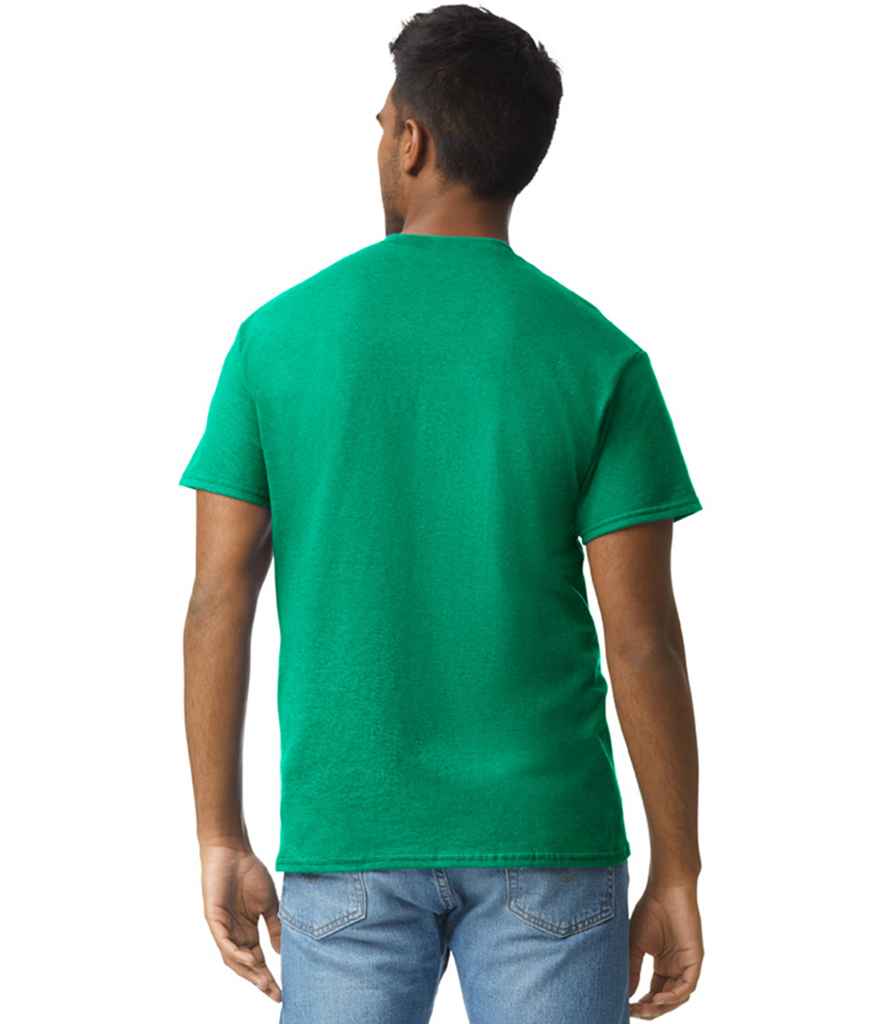 Gildan GD02 Kelly Green Model -  Ready to be Embroidered and Printed by Custard Workwear - Cheap Personalised and Customised Workwear in Nottinghamshire, Derbyshire and Leicestershire