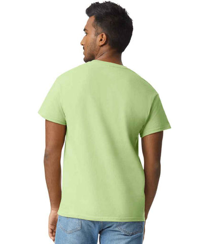 Gildan GD02 Pistachio Model -  Ready to be Embroidered and Printed by Custard Workwear - Cheap Personalised and Customised Workwear in Nottinghamshire, Derbyshire and Leicestershire