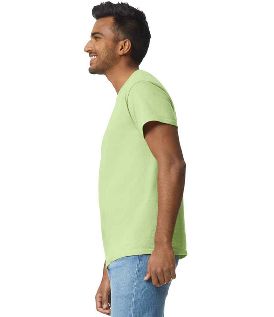 Gildan GD02 Pistachio Model -  Ready to be Embroidered and Printed by Custard Workwear - Cheap Personalised and Customised Workwear in Nottinghamshire, Derbyshire and Leicestershire
