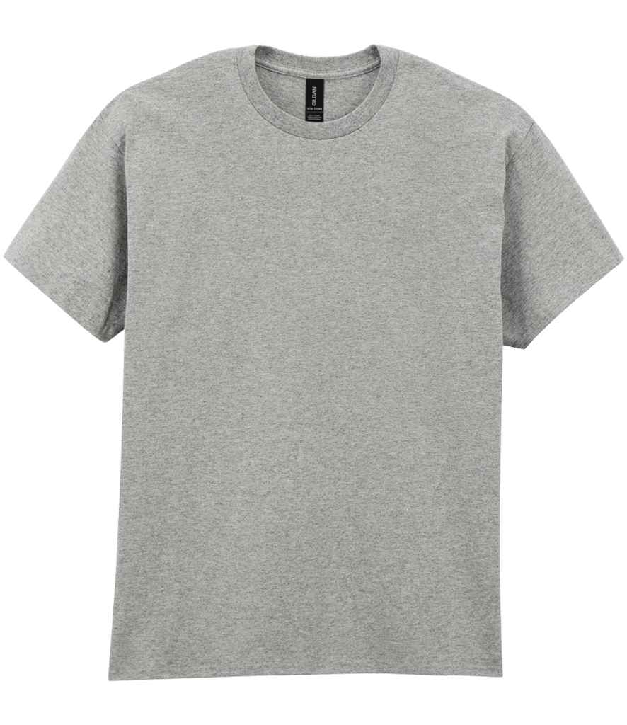 Gildan GD02 Sport Grey Front -  Ready to be Embroidered and Printed by Custard Workwear - Cheap Personalised and Customised Workwear in Nottinghamshire, Derbyshire and Leicestershire