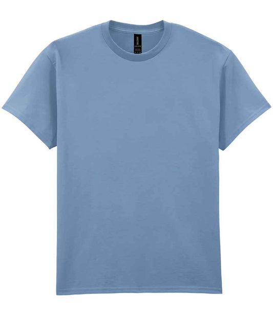 Gildan GD02 Stone Blue Front -  Ready to be Embroidered and Printed by Custard Workwear - Cheap Personalised and Customised Workwear in Nottinghamshire, Derbyshire and Leicestershire