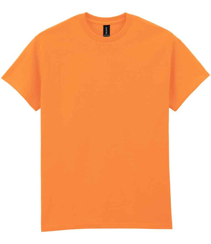 Gildan GD02 Tangerine Front -  Ready to be Embroidered and Printed by Custard Workwear - Cheap Personalised and Customised Workwear in Nottinghamshire, Derbyshire and Leicestershire