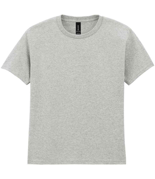 Gildan GD05B Ash Front -  Ready to be Embroidered and Printed by Custard Workwear - Cheap Personalised and Customised Workwear in Nottinghamshire, Derbyshire and Leicestershire