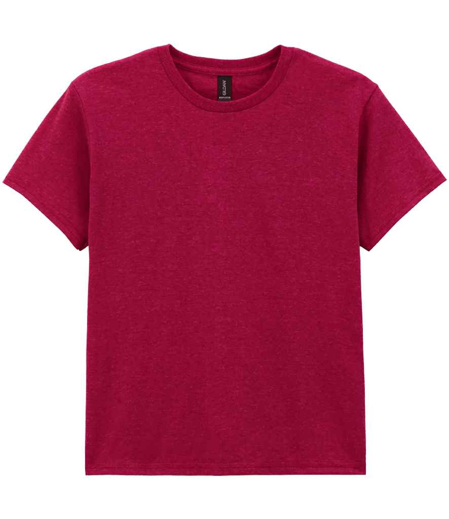 Gildan GD05B Cardinal Red Front -  Ready to be Embroidered and Printed by Custard Workwear - Cheap Personalised and Customised Workwear in Nottinghamshire, Derbyshire and Leicestershire