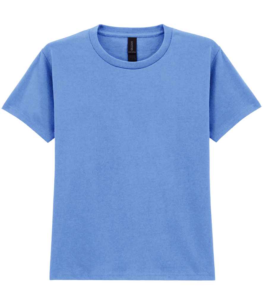 Gildan GD05B Carolina Blue Front -  Ready to be Embroidered and Printed by Custard Workwear - Cheap Personalised and Customised Workwear in Nottinghamshire, Derbyshire and Leicestershire